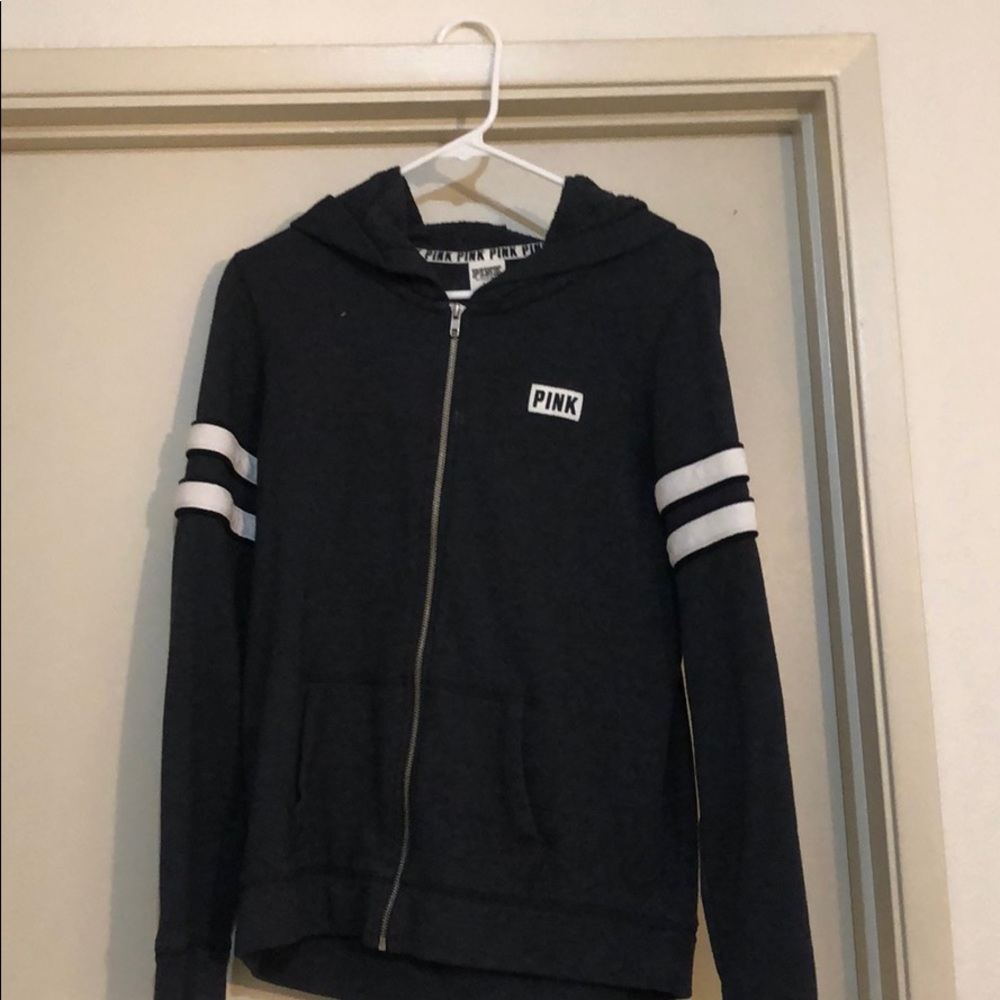 Pink zip up